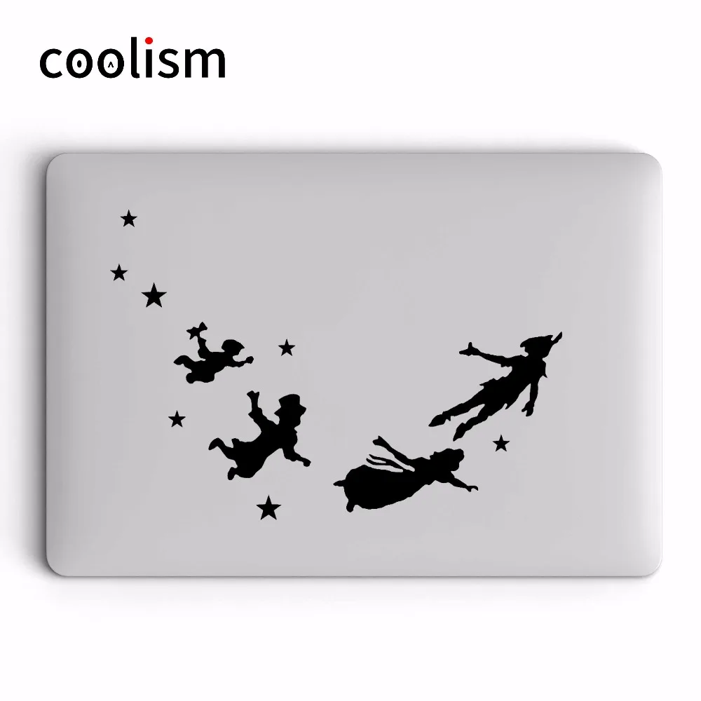

Peter Pan Cartoon Laptop Sticker for Macbook Pro Air Retina 11 12 13 15 inch Vinyl Mac Mi Surface Book Skin Decor Notebook Decal