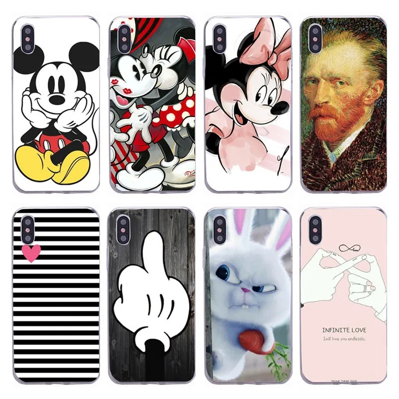 

for Funda iPhone 5S case 6 7 8 plus Cute Cat Dog Soft Silicone TPU for Cover iPhone X Case New Arrival for Coque iPhone 7 Case