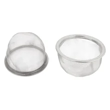 2 предмета Нержавеющая сталь крылом сетка чайное ситечко, заварник фильтр серебристый