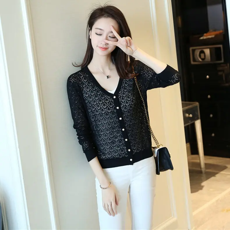 Women's Fabulous Short Cardigan-Black