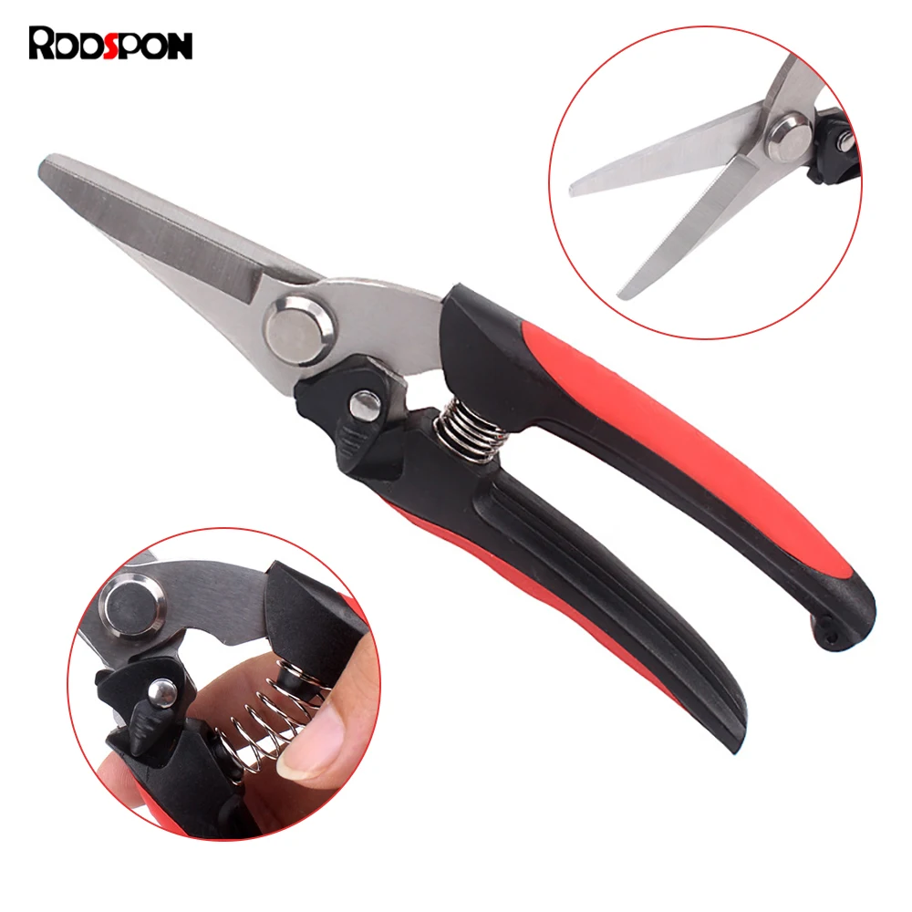 

RDDSPON Garden Scissors Pruning Tools Fruit Tree Pruning Shears Bonsai Pruner Grafting Tool Gardening Secateur Easy Pruners