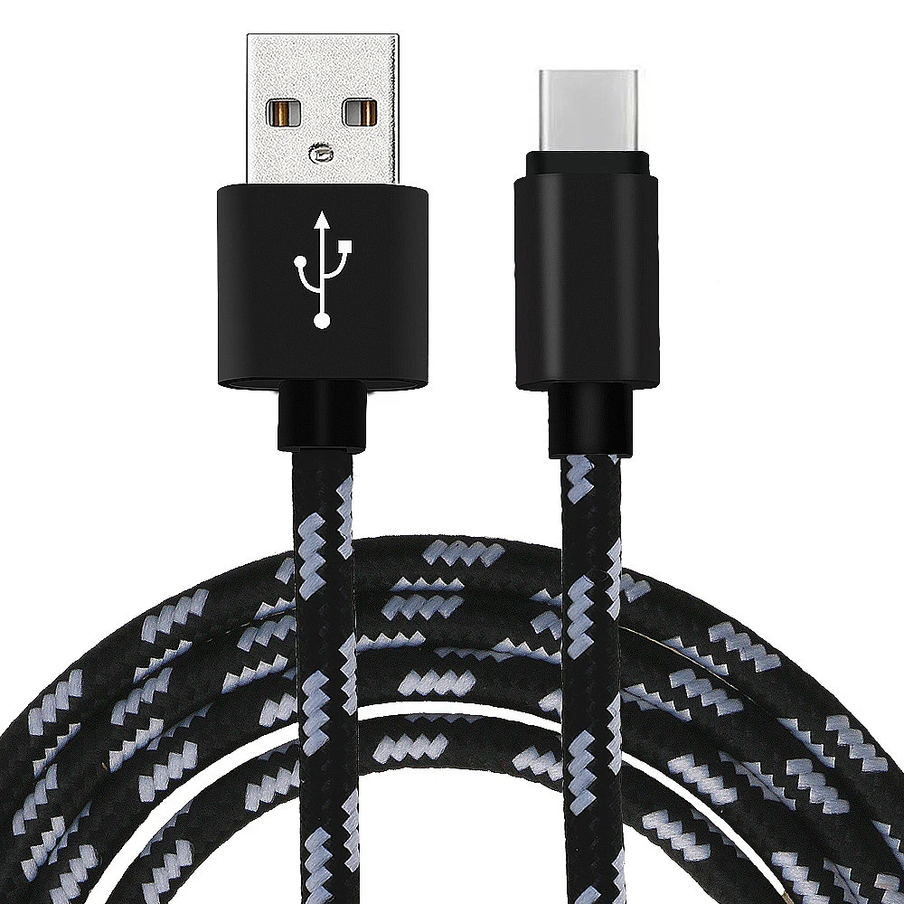 Вязаный кабель синхронизации данных и зарядки типа C для Samsung Galaxy C9 Pro|cable for samsung|cable
