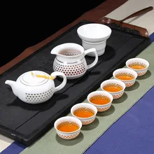 Завод прямых продаж соты золотой линии чайник кунг-фу Чайный Набор подарочных коробок оптом