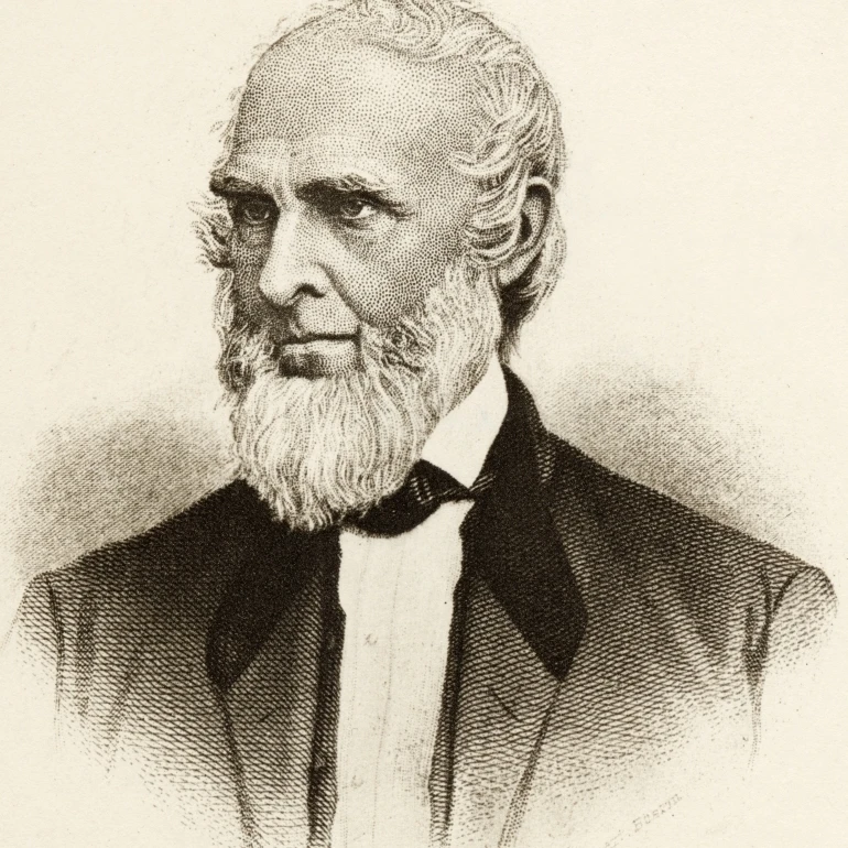 John Greenleaf Whittier  1807-1892. American Poet And Slavery Abolitionist. Poster Print (13 x 17)