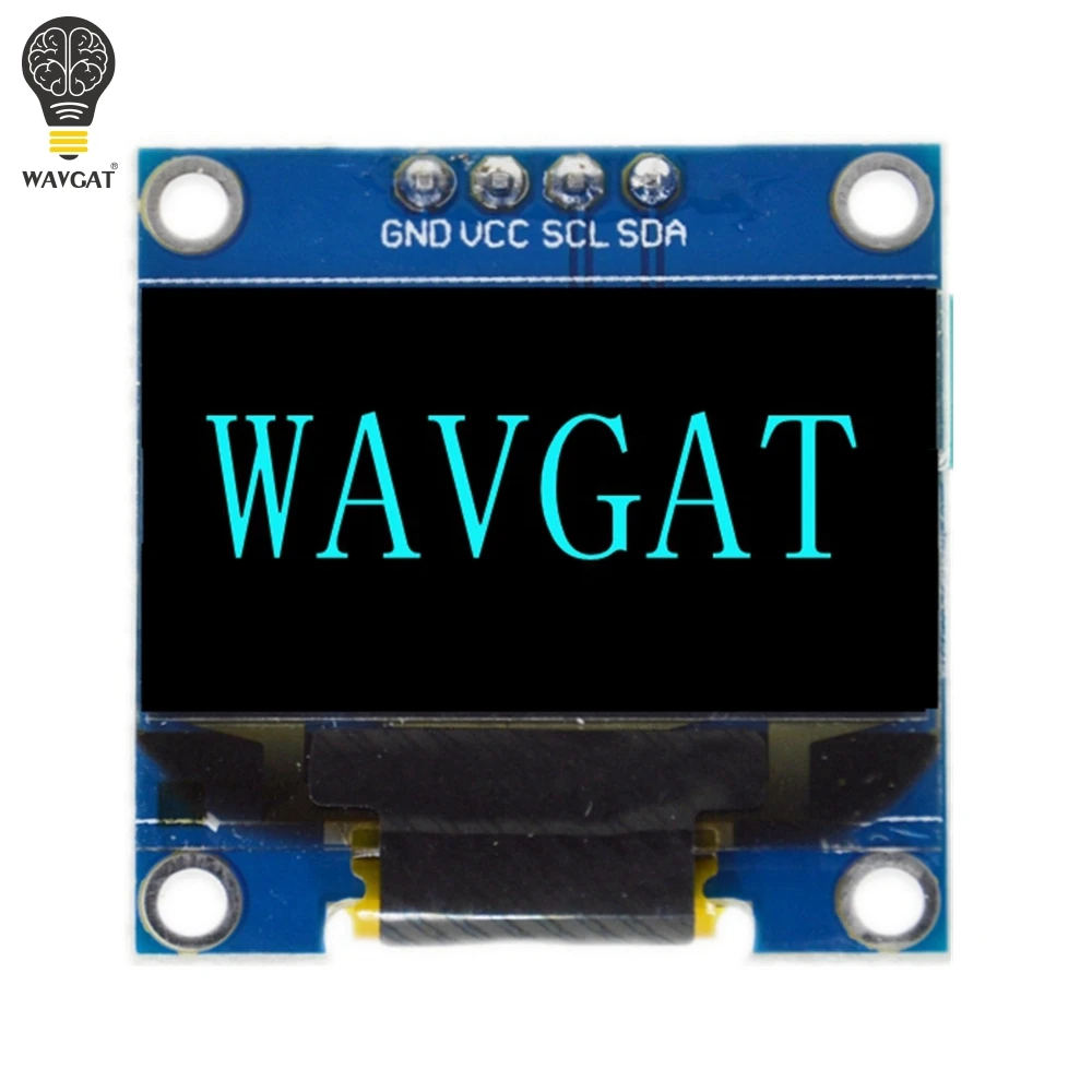 Modulo display LED OLED 0,96 I2C IIC seriale 128X64 bianco per *uq