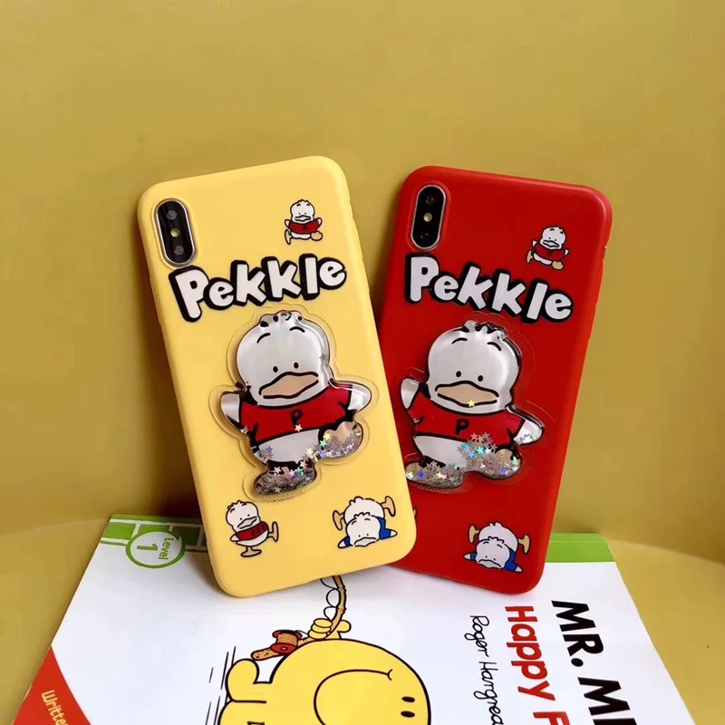 Donald Duck phone Cases For iphone X 6 6s 6plus 7 7Plus Glossy soft