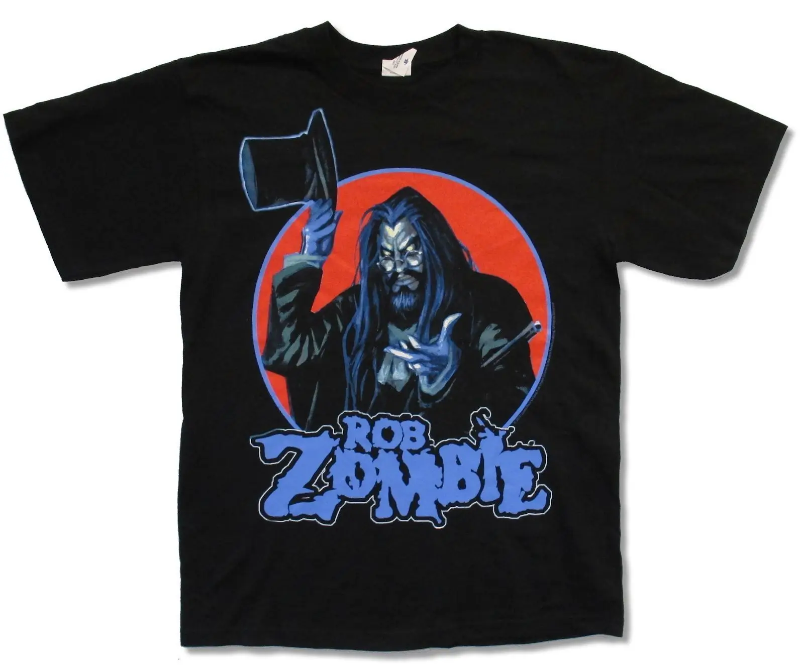

ROB ZOMBIE "MAGICIAN" BLACK T-SHIRT NEW OFFICIAL MUSIC WHITE ADULT