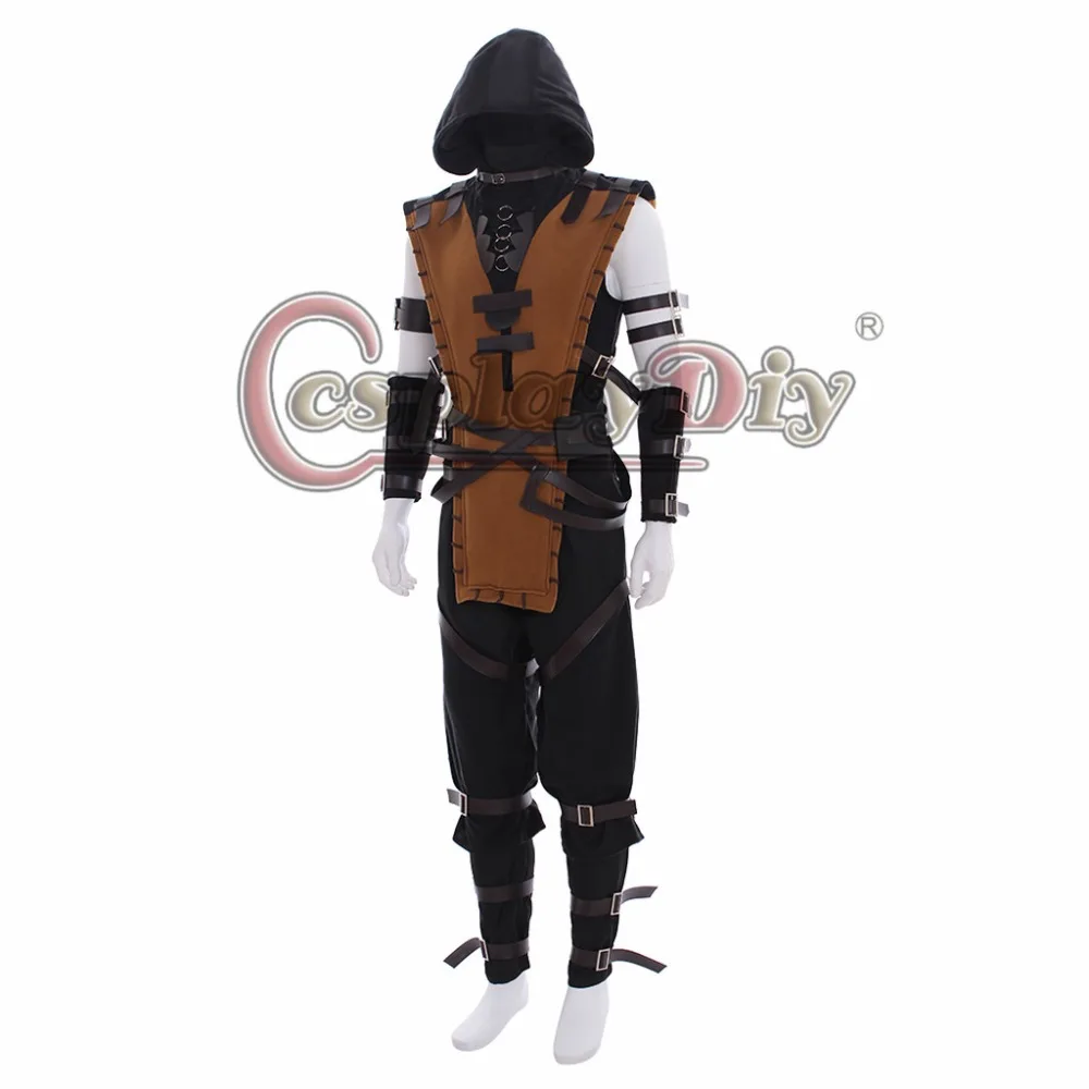 Костюм для косплея сделай сам из игры Mortal Kombat X Scorpion Hanzo Hasashi|Костюмы фильмов и ТВ| |