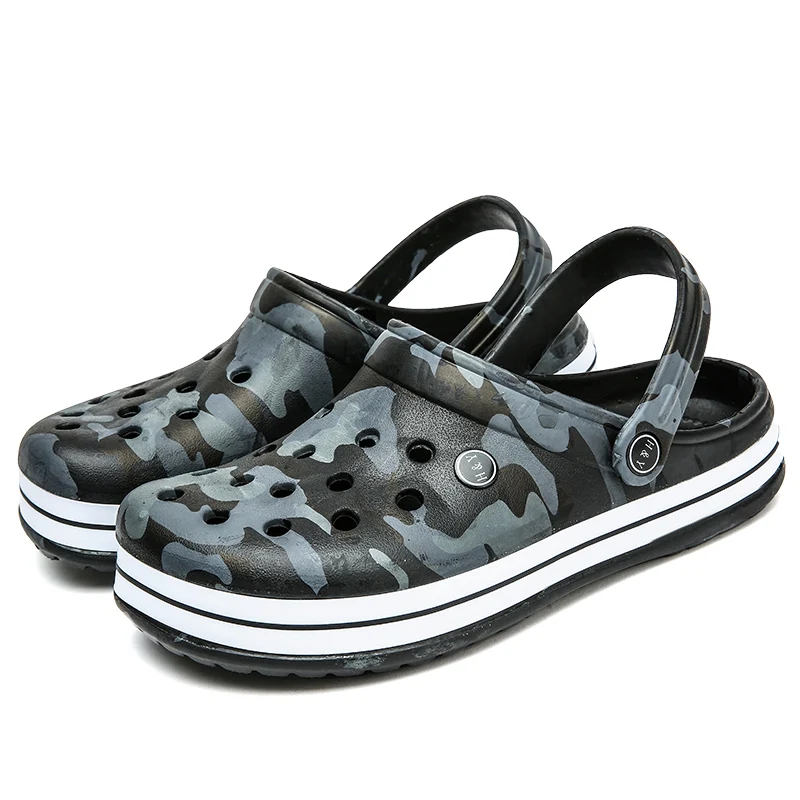 Men Sandals Hole Shoes Male crocse Clogs Sandalias zapatos de hombre croc Shoes Sandles Sandals Men Slippers sandalet New 2019