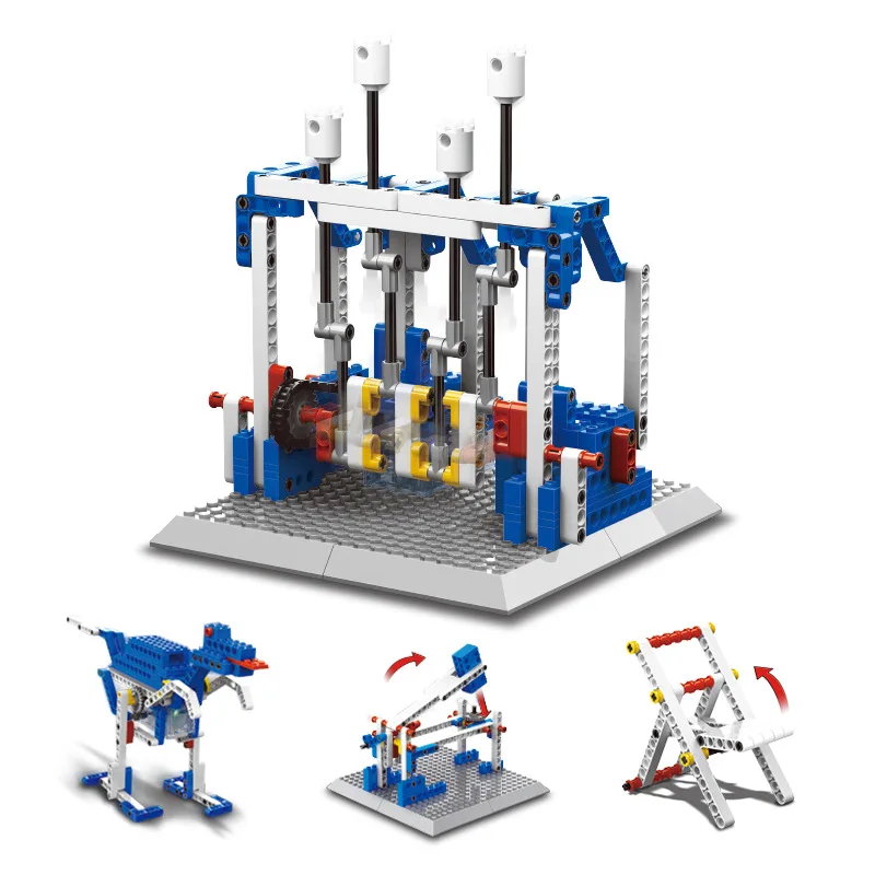 

Wange Power Machinery 1402 Electric gear domino Building Blocks DIY Model Bricks Toys gift Compatible Legoed technic series boy