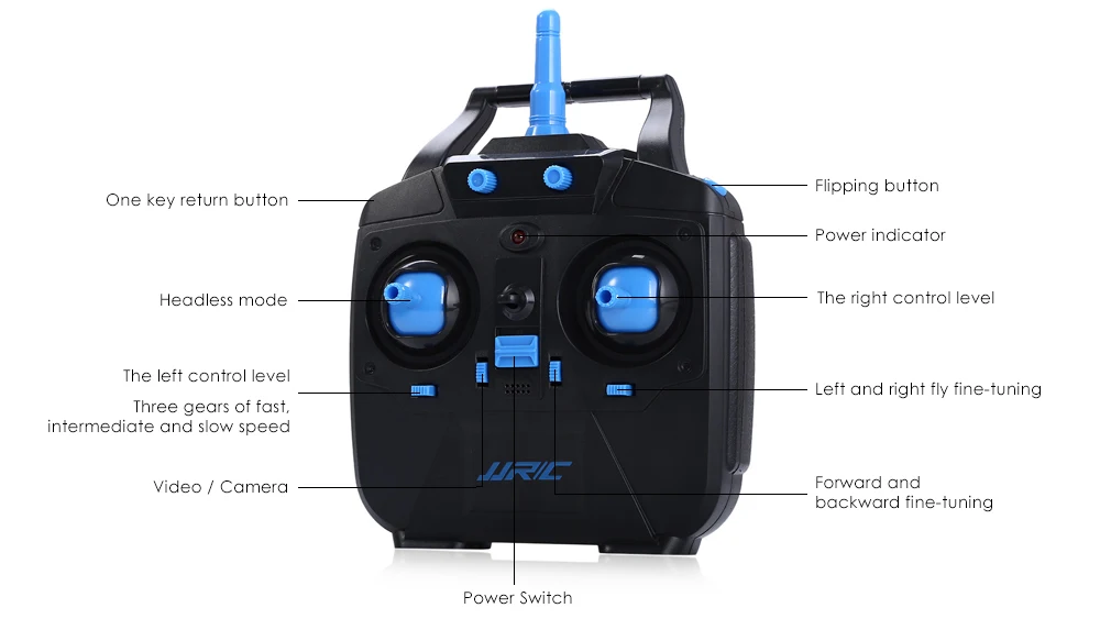 JJRC H23 2,4G 4CH 6-Axis Gyro воздух земля летающий автомобиль игрушка, Дрон на дистанционном управлении RTF RC Quadcopter с 3D флип один ключ возврат Безголовый режим