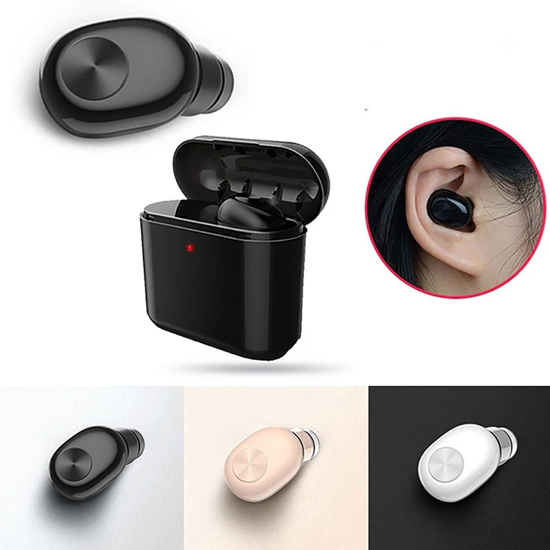 Беспроводные Bluetooth наушники мини активное шумоподавление Спортивная гарнитура