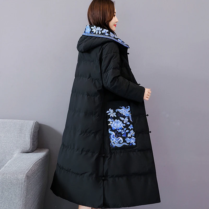 Grande De Chaud Longue Bas Taille Coton Vers Parkas À Capuche Le Mode Veste Beige Femmes Lj070 Ouatée Hiver Nouveaux red Femelle black FPwqTzz
