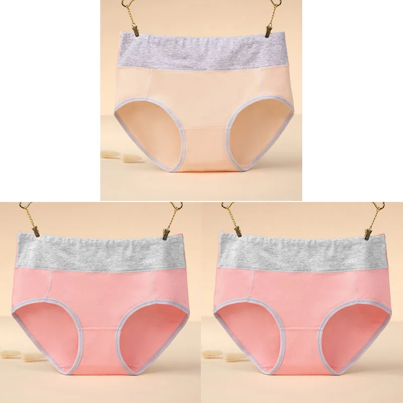 color15 Texiwas 3pcs \ ЛОТ, хлопковые трусы лоскутное кружевное женское белье Для женщин нижнее белье, удобные трусы с низкой посадкой тела утягивающее белье для женщин - Цвет: color15
