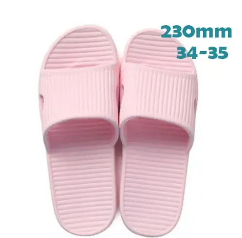 Тапочки Xiaomi mijia мягкие женские, мужские, детские сандалии Нескользящие домашние тапочки для душа детские повседневные тапочки умный дом - Цвет: Pink 230mm