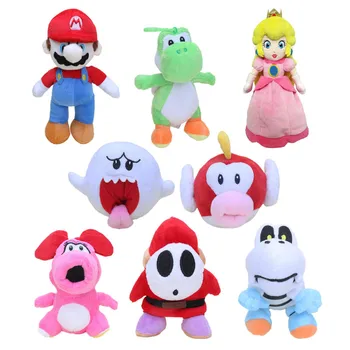 

Classic Game Characters Super Mario Bros Plush Dolls 6-25cm Super Mario & Luigi Yoshi Mario Maker Stuffed Plush Doll Toy