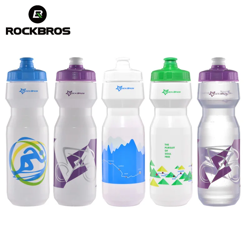 ROCKBROS 750 мл велосипедная Спортивная бутылка для воды MTB велосипедная бутылка для воды герметичная велосипедная посуда портативная BPA шейкер свободного пространства