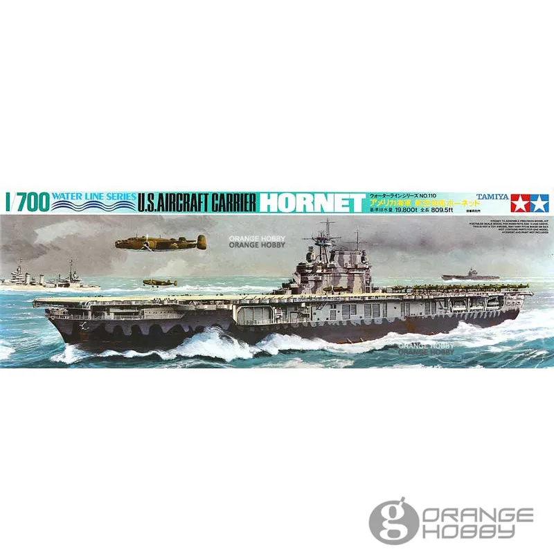 OHS Tamiya 77510 1/700 U.S. Hornet AC Water Line Ver. Шкала сборки наборы для моделей G | Игрушки и хобби