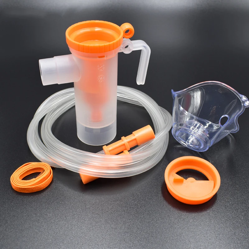 

Free Shipping Nebulizer Cup Child Inhaler Face Mask Compressor Nebulizer Adjustable Side-spraying Atomization Cup Set Health