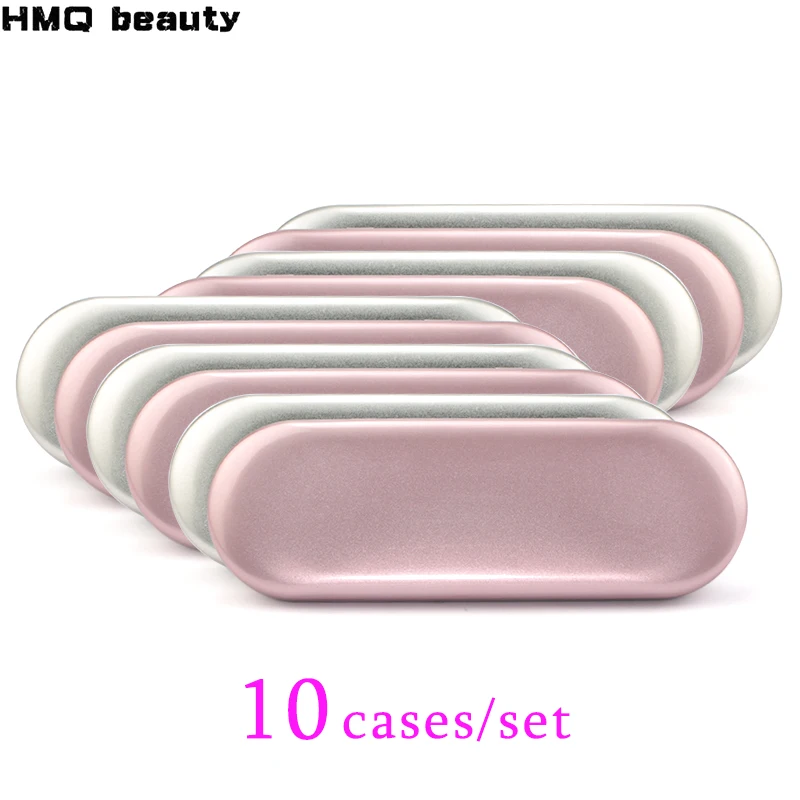 Wholesale 10pcs/lot storage for eyelash extension tweezers eyelash extension tools box for tweezers portable safe makeup tools