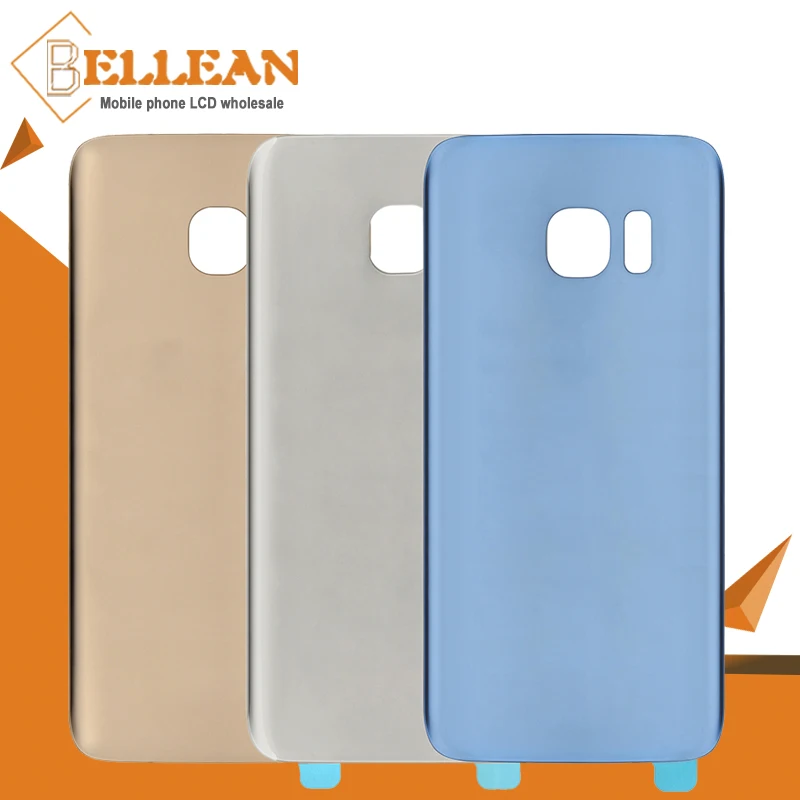 Catteny S7 Edge Housing Back Cover For Samsung Galaxy G935 Battery Back Cover Glass Housing G935F Rear Cover Case 10Pcs
