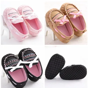 

Foreign trade Spring and Autumn 0-1 years old boys and girls baby embroidery casual set foot soft bottom baby toddler shoes