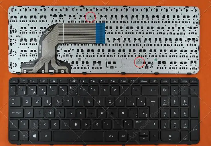

keyboard for HP Pavilion 15-e000 15t-e000 15-n000 n200 n300 15T-n100 15T-n200 US/UK/SPANISH/RUSSIAN/FRENCH/LATIN SPANISH