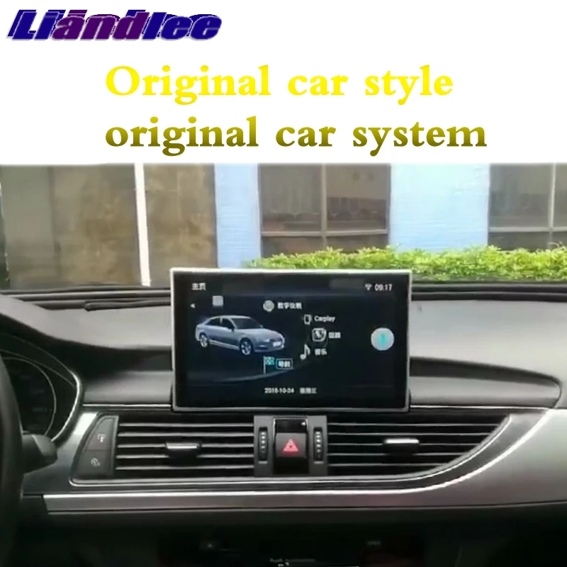 Excellent For Audi A7 4G8 2010~2018 Liandlee Car Multimedia Player NAVI Accessories Radio Stereo CarPlay Adapter GPS Screen Navigation 2