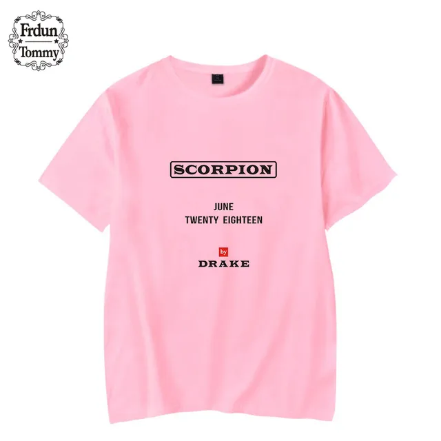 2018 Drake Scorpion Album Summer Hot Sale Cool Tshirts Men/Women Hip Pop High Quality Cotton Short Sleeve Casual Fashion Clothes 4