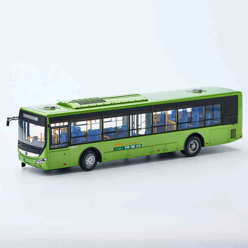 1:42 Diecast Model for Yutong E12 HEV City Bus Alloy Toy Miniature Collection Gifts ZK6120R41