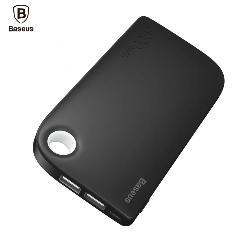 imágenes para De Baseus Dual USB Banco de la Energía 8000 mAh Portátil Cargador de Batería Del Teléfono Powerbank Batería Externa Para Xiaomi móvil Con 2 en 1 Cable imágenes para De Baseus Dual USB Banco de la Energía 8000 mAh Portátil Cargador de Batería Del Teléfono Powerbank Batería Externa Para Xiaomi móvil Con 2 en 1 Cable