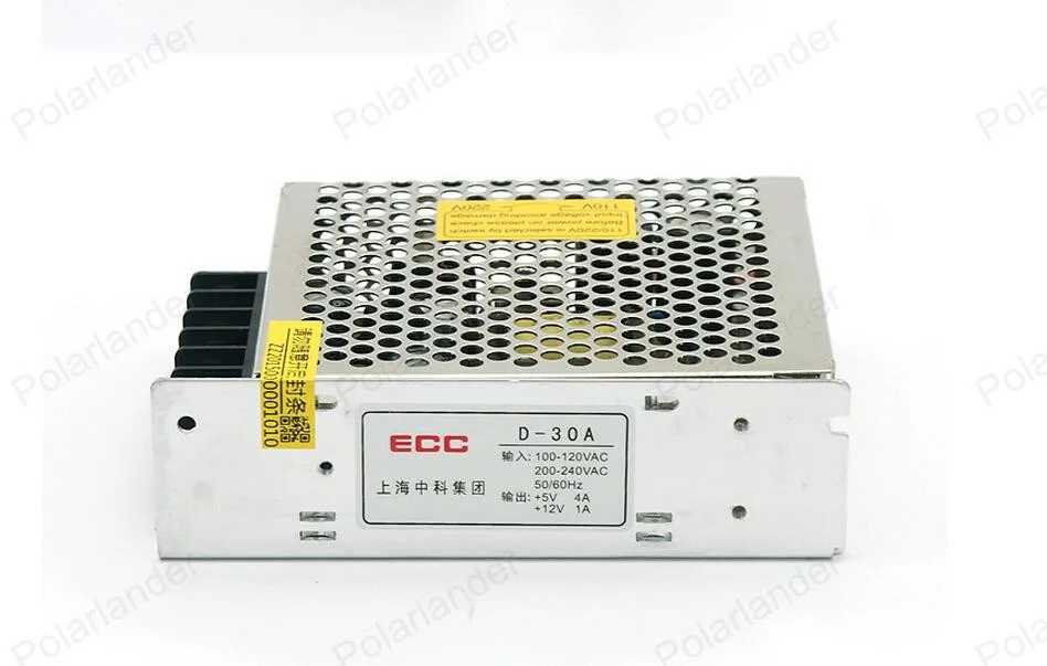 Алюминиевый корпус высокое питание освещение трансформаторы AC/DC 12 V 30 W Двойной выход питания Светодиодные полосы света импульсный адаптер питания