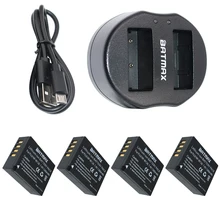 4x 1260mAh NP-W126 NP W126 NPW126 Batteries& Dual USB Charger for Fujifilm Fuji X-Pro1 XPro1 X-T1 XT1, HS30EXR HS33EXR X PRO1
