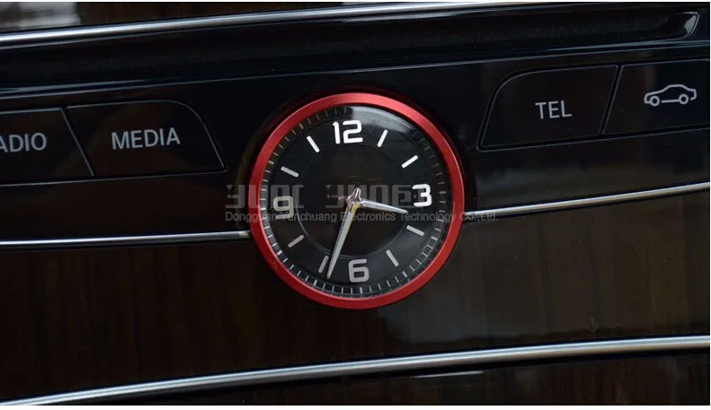 AOSRRUN, нержавеющая сталь, центральные часы, декоративная круглая крышка, автомобильные аксессуары для Mercedes Benz c-класс W205 C180 C200 C260L