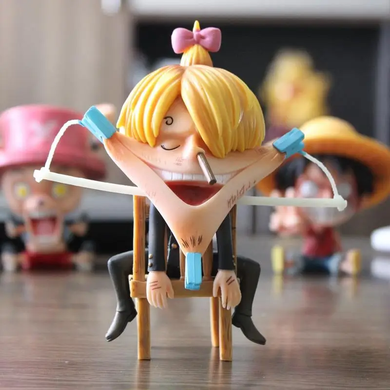 Аниме One Piece Luffy Zoro Shanks Vinsmoke Sanji Tony Chopper ПВХ фигурка Коллекционная модель детская