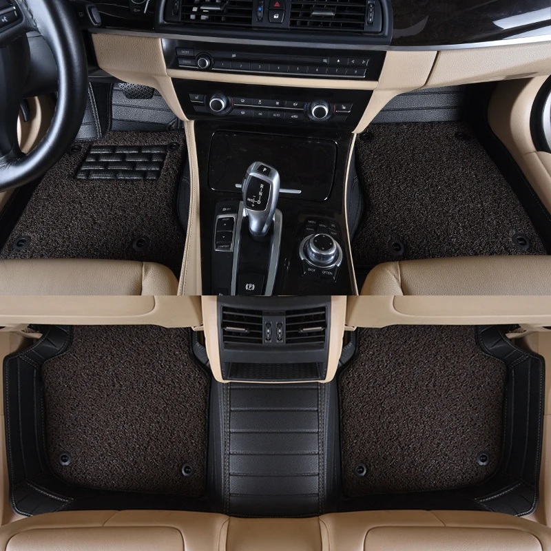 

car floor mats for BMW e30 e34 e36 e39 e46 e60 e90 f10 f30 x1 x3 x4 x5 x6 1/2/3/4/5/6/7 car accessories styling Custom foot mats
