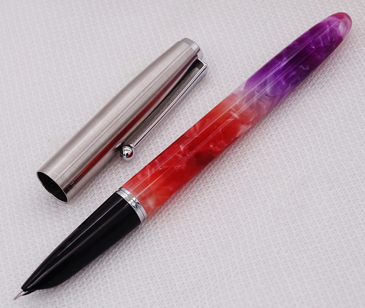 Ручка перьевая Jinhao из нержавеющей стали акриловая сверхтонкая гладкая с