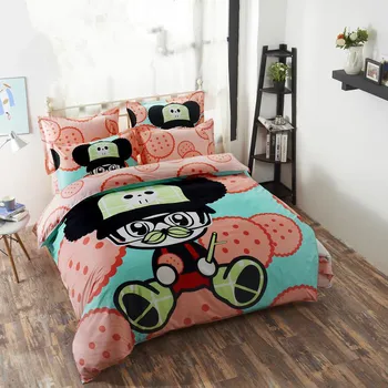 

Soft cotton bedding sets kids bedspreads cartoon bedclothes duvet cover set bed sheets king queen twin size