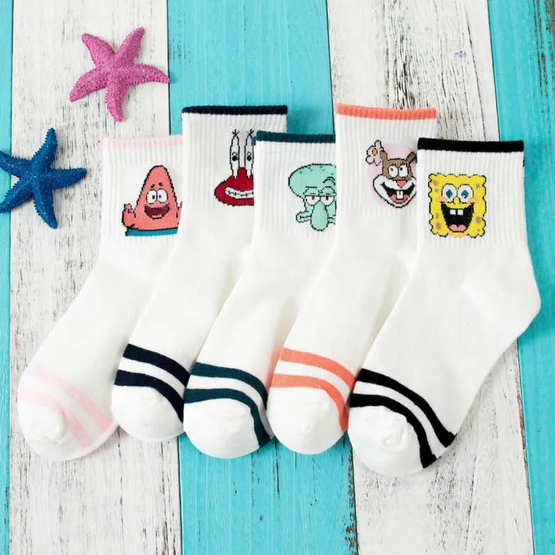 Мода на каждый день calcetines de Высокое качество lindo элегантные hermosa historieta Harajuku algodón