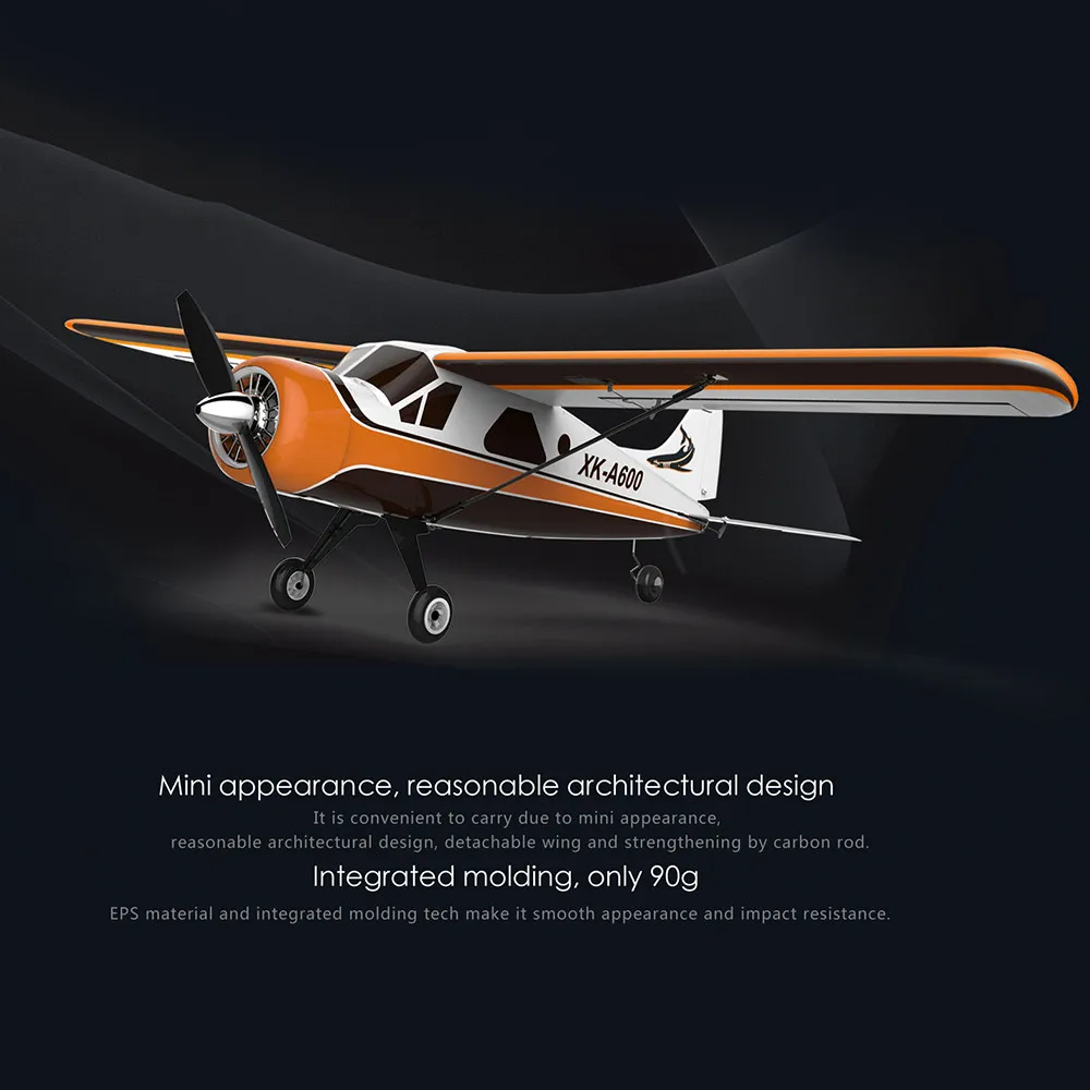 RC самолет DHC-2 A600 RTF 2,4G бесщеточный двигатель 3D/6G пульт дистанционного управления Самолет совместимая Futaba S-FHSS самолет планер игрушки