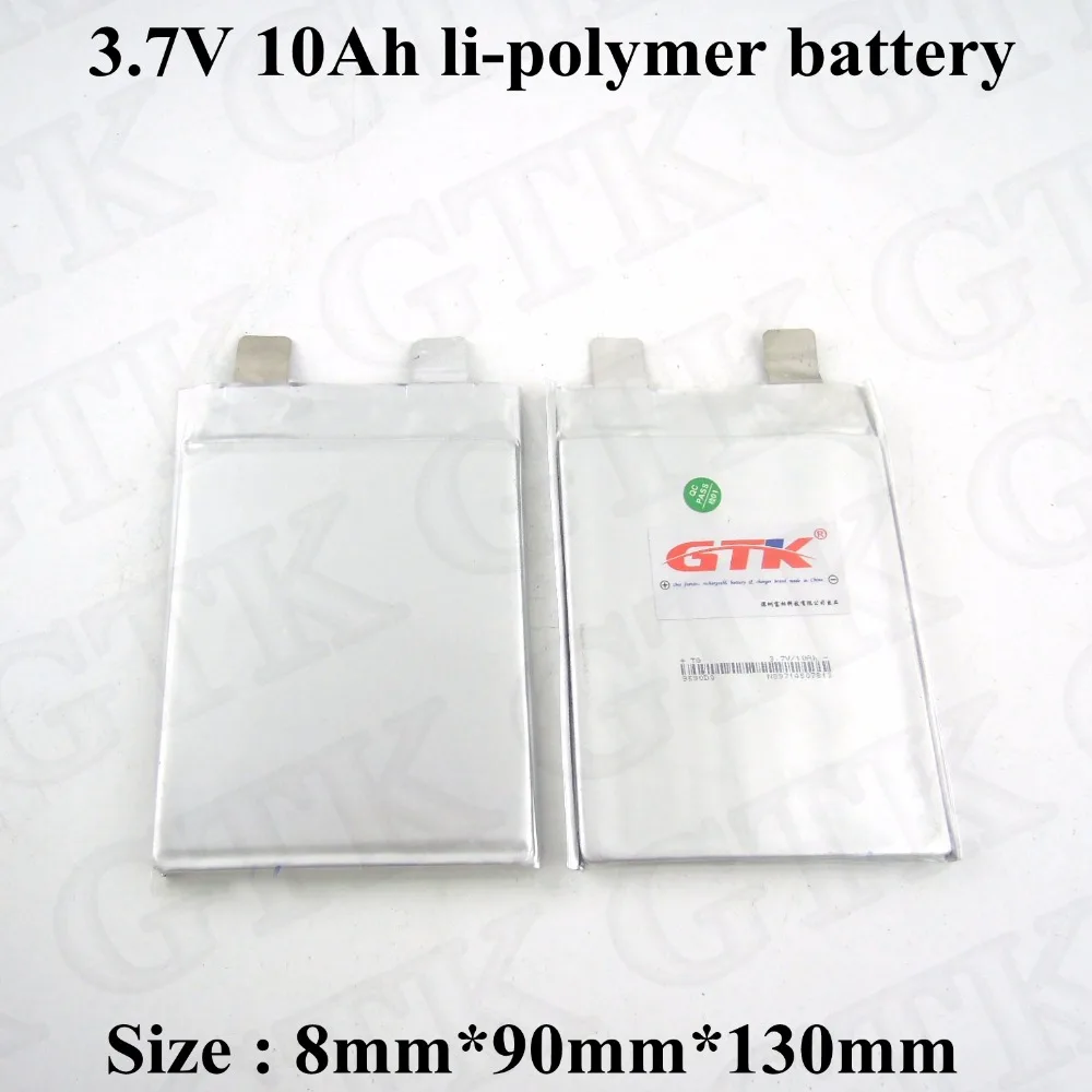 

7pcs Brand 3.7v li-polymer 10ah battery 10ah 3.7v cell 3.7v 10000mah For diy lithium battery 24v 10ah pack wheelchair ebike