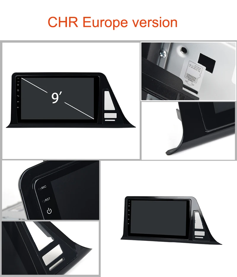 Excellent Octa core PX5 Android 8.0 car GPS radio player for Toyota CHR C-HR 2016 2017 2018 with 4G RAM wifi 4g usb auto Multimedia 5