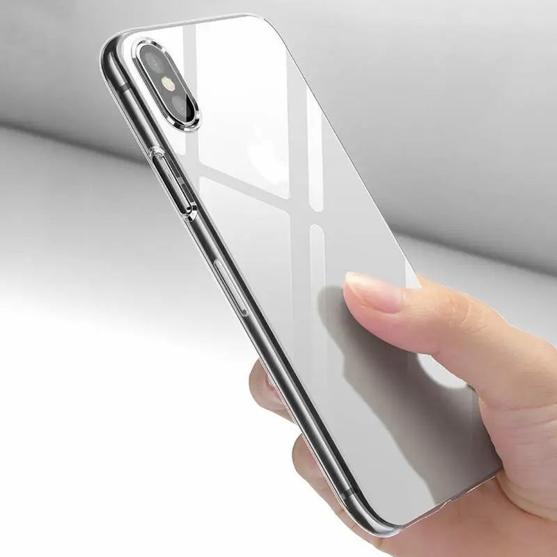 Ascromy 10 шт. мягкий прозрачный силиконовый чехол из ТПУ для iPhone XS Max XR X 8 7 6 6S Plus 5 5S se
