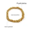 Stainless Steel Elastic Bracelet And Bangles Men Women Fashion Jewelry Gold Color Circle Chain Bracelets 2
