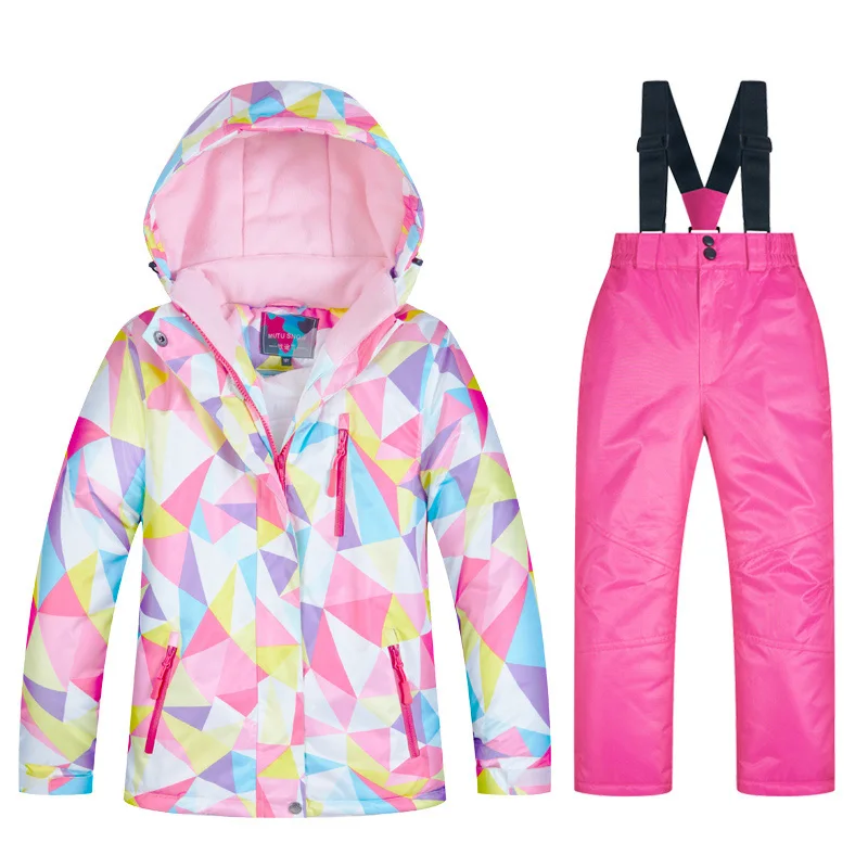 

New Children's Ski Suits Waterproof Warm Winter Outdoor Sport Jacket Skiing and Snowboarding Suit Snow Jacket for Girls Brands
