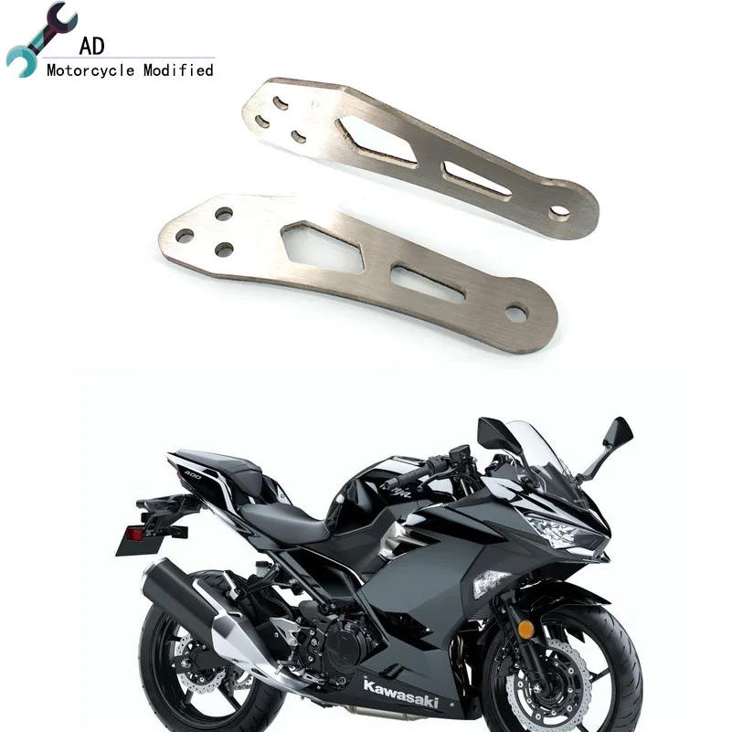 

Lowering Kit for Kawasaki Ninja 400 2018 Motorcycle Adjustable Suspension Drop Link Kits Moto Rear Lowering Kits Accessories