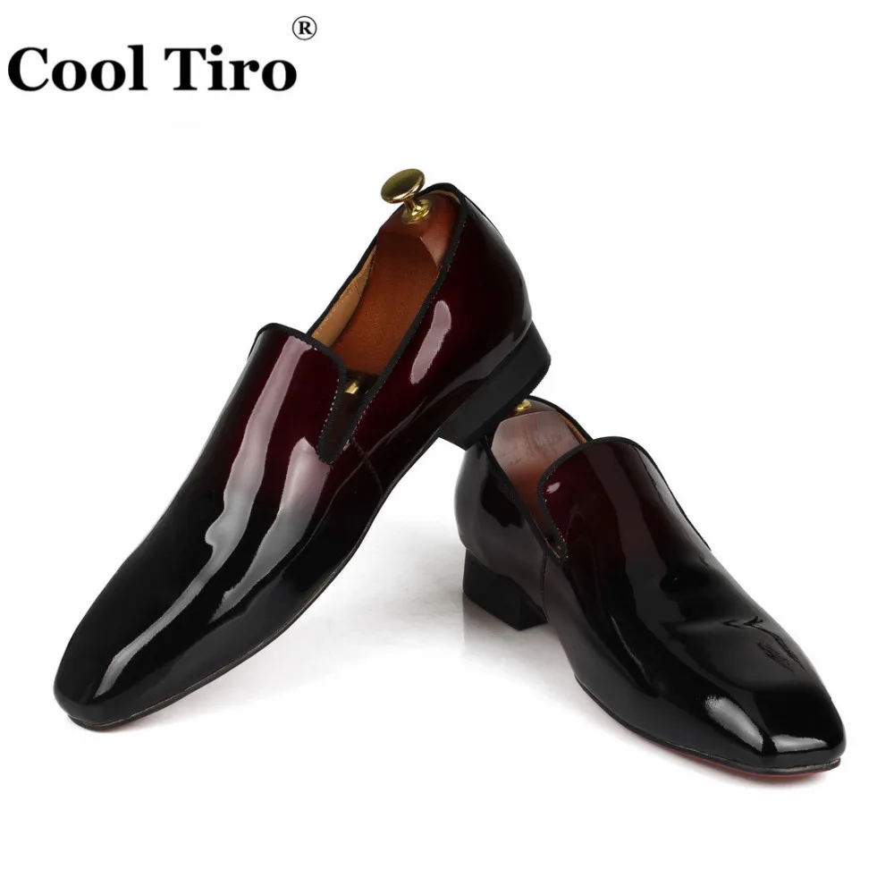 Gradient color Genuine Leather Loafers (6)