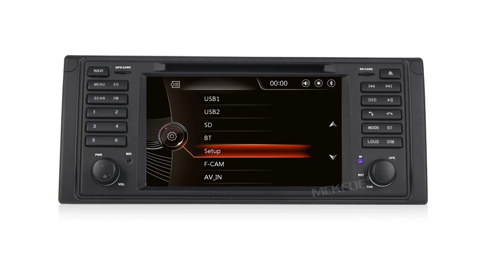 7 дюймов в тире dvd-плеер автомобиля мультимедиа для BMW/E39/X5/E53 с Canbus gps навигация Радио FM USB+ 8 г карта