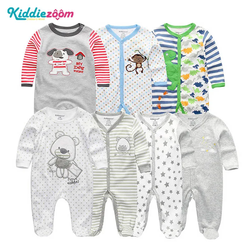 

Newbron Baby Rompers Long Sleeve 100%Cotton O-Neck 0-12M Newborn Boys&Girls Roupas De Bebe Baby Clothes