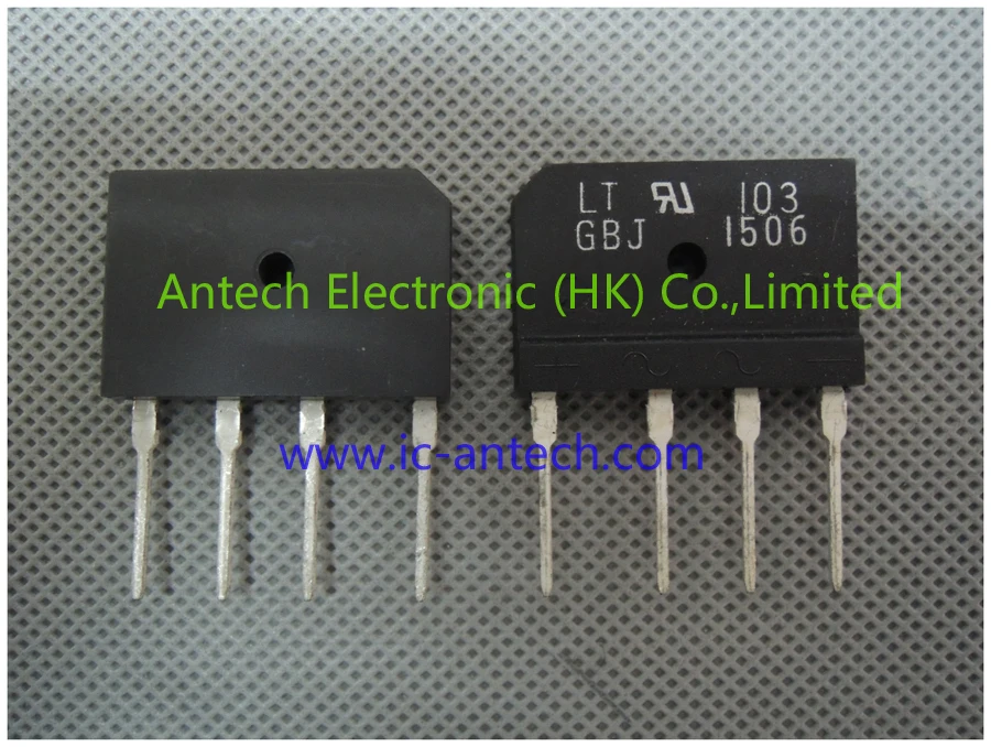 

GBJ1506 GBJ 1506 ZIP-4 RECT BRIDGE GPP 600V 15A GBJ